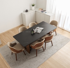 BỘ BÀN ĂN ĐÁ CERAMIC 6 CHỖ PRESTON