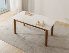 BÀN ĂN CERAMIC PORCELAIN MỞ RỘNG STELLA 4 CHỖ