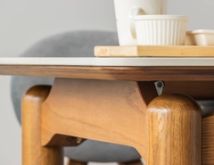 BÀN ĂN CERAMIC PORCELAIN MỞ RỘNG STELLA 4 CHỖ