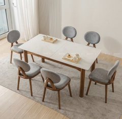 BỘ BÀN ĂN CERAMIC MỞ RỘNG STELLA 4 CHỖ