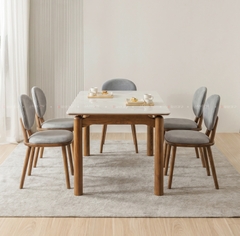 BỘ BÀN ĂN CERAMIC MỞ RỘNG STELLA 4 CHỖ