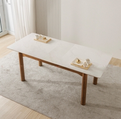 BỘ BÀN ĂN CERAMIC MỞ RỘNG STELLA 4 CHỖ