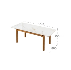 BÀN ĂN CERAMIC MỞ RỘNG STELLA