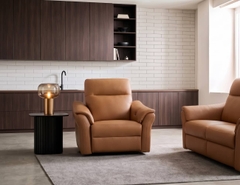 SOFA DA VIENNA 4 CHỖ TOBACCO
