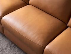 SOFA DA VIENNA 4 CHỖ TOBACCO