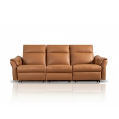 SOFA DA VIENNA 4 CHỖ TOBACCO