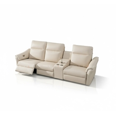 SOFA DA VIENNA 4 CHỖ TOBACCO