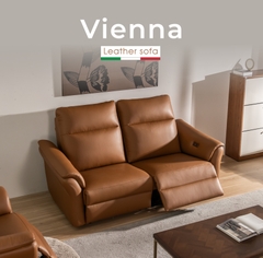 SOFA DA VIENNA 3 CHỖ TOBACCO