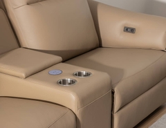 SOFA DA THƯ GIÃN VIENNA 3 CHỖ NOMAD + BÀN LƯU TRỮ