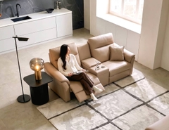 SOFA DA THƯ GIÃN VIENNA 3 CHỖ NOMAD + BÀN LƯU TRỮ
