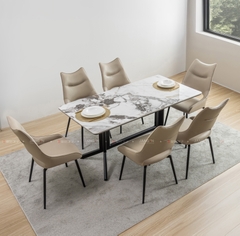BỘ BÀN ĂN ĐÁ CERAMIC 6 CHỖ WINSTON