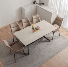 BỘ BÀN ĂN ĐÁ CERAMIC 6 CHỖ WINSTON