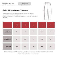 Quần Dài Ura Woven Trousers