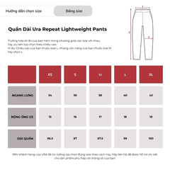 Quần Dài Ura Repeat Lightweight Woven Pants