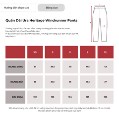 Quần Dài Ura Heritage Windrunner Pants