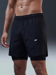 Quần Ngắn Ura Court Slam 2 in 1 Tennis Shorts