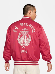 Áo Khoác NK FC Barcelona Dugout Home Satin Jacket