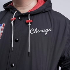Áo Phao NK Chicago Bulls City Edition Courtside Hooded Full-Zip Bomber Jacket