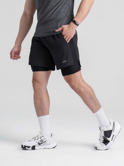 Quần Ngắn Ura Stride Hybrid Running Shorts