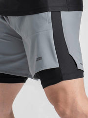 Quần Ngắn Ura Stride Hybrid Running Shorts
