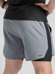 Quần Ngắn Ura Stride Hybrid Running Shorts