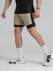 Quần Ngắn Ura Stride Hybrid Running Shorts