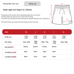 Quần Ngắn Ura Yoga 2 in 1 Shorts