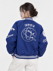 Áo Khoác NK Women's KOR Dugout Breaking Satin Jacket