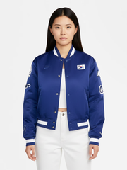 Áo Khoác NK Women's KOR Dugout Breaking Satin Jacket