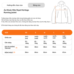 Áo Khoác NK Repel Heritage Running Jacket