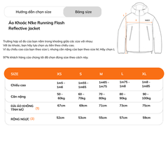 Áo Khoác NK Running Flash Reflective Jacket