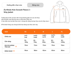 Áo Khoác NK Swoosh Fleece 2-Way Jacket