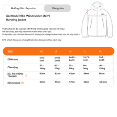 Áo Khoác NK Windrunner Men's Running Jacket