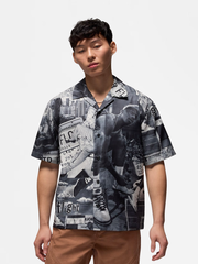 Áo JD Essentials Men's Printed Camp Top