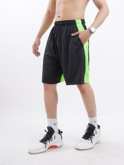 Quần Ngắn NK Color Block Men Black Sports Shorts