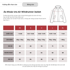 Áo Khoác Ura Air Windrunner Jacket