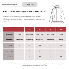 Áo Khoác Ura Heritage Windrunner Jacket