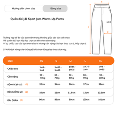 Quần Dài JD Sport Jam Warm-Up Pants