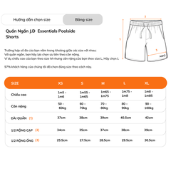 Quần Ngắn JD Essentials Poolside Shorts