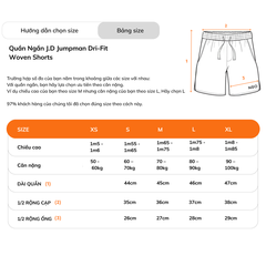 Quần Ngắn JD Jumpman Dri-Fit Woven Shorts