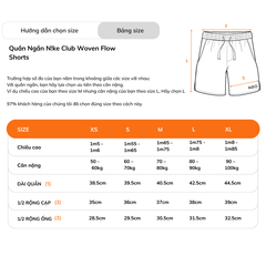 Quần Ngắn NK Club Woven Flow Shorts