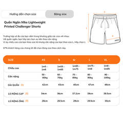 Quần Ngắn NK Lightweight Printed Challenger Shorts