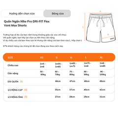 Quần Ngắn NK Pro DRI-FIT Flex Vent Max Shorts