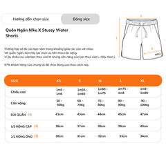 Quần Ngắn NK x Stussy Water Shorts
