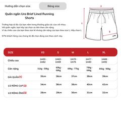 Quần Ngắn Ura Brief Lined Running Shorts