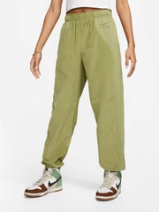 Quần Dài NK Air Womens High Waisted Corduroy Fleece Pants Platinum