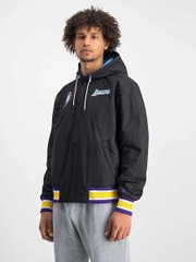Áo Phao NK Los Angeles Lakers Courtside NBA Hooded Winter Puffer Jacket