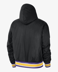 Áo Phao NK Los Angeles Lakers Courtside NBA Hooded Winter Puffer Jacket