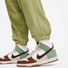 Quần Dài NK Air Womens High Waisted Corduroy Fleece Pants Platinum