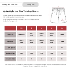 Quần ngắn Ura Flex Trainning Shorts